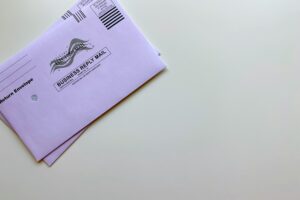 A ballot to mail in