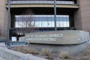 Photo of the Colorado Springs administration building.