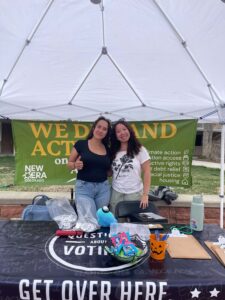 New Era members run a table at Colorado State University Fort Collins.